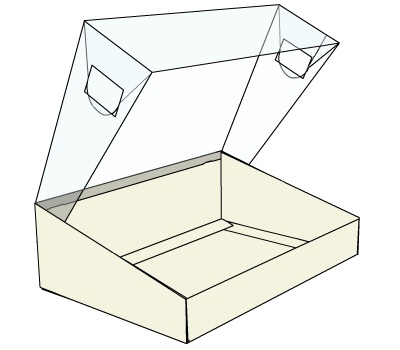Коробка с крышкой и комбинированная упаковка